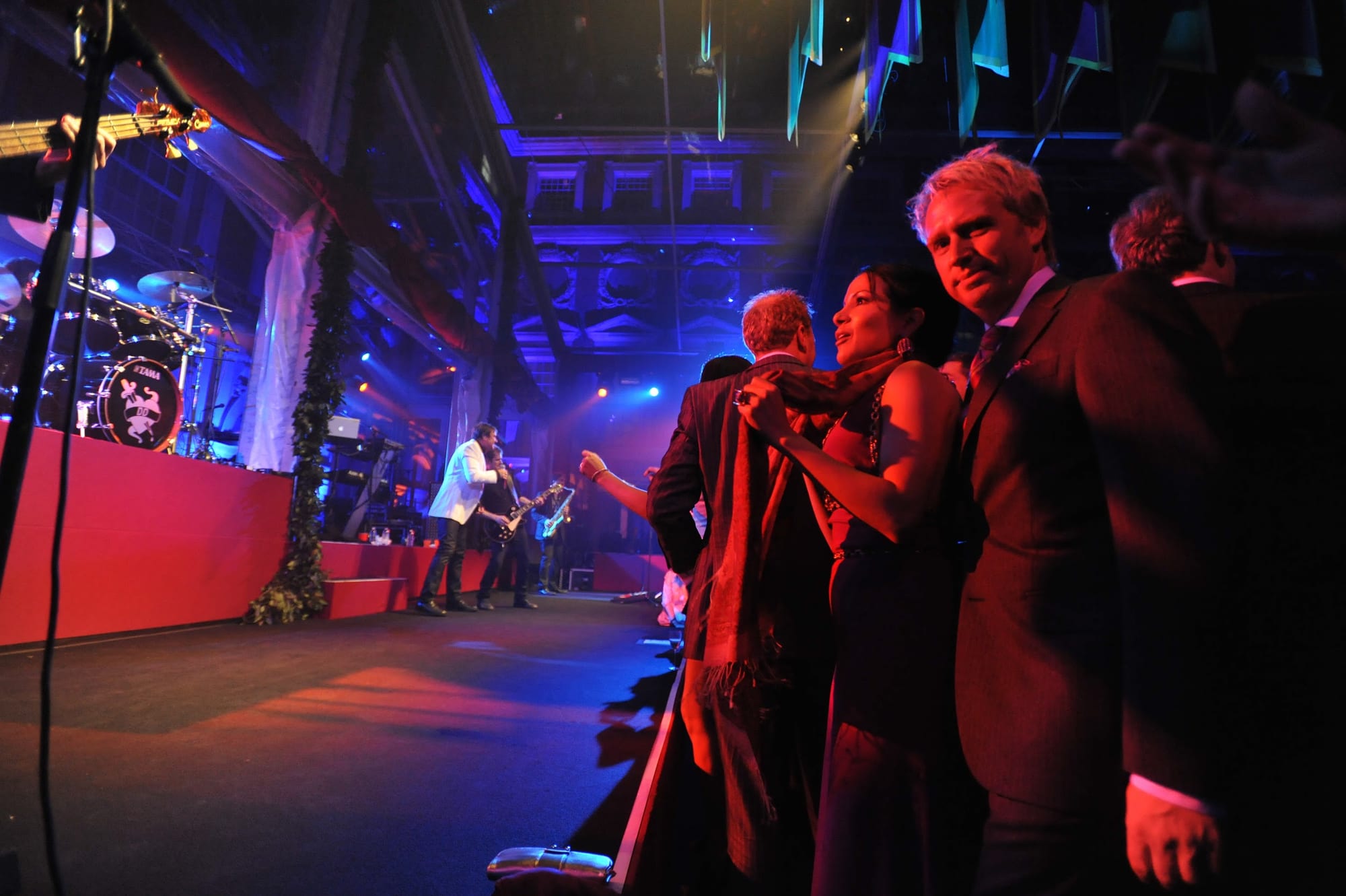 Guests dancing during the concert